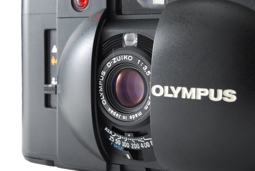 Vintage Olympus XA1 and Electronic Flash A9M Olyptical with Box