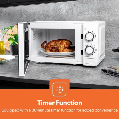 Geepas Electric Kettle 4 Slice Bread Toaster & Microwave Kitchen Set White - Picture 4 of 12