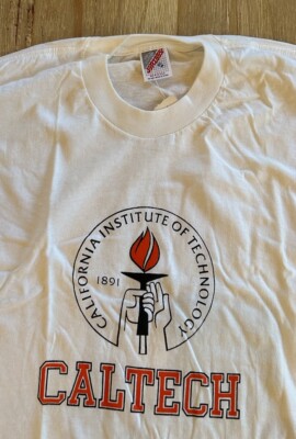 Vintage CalTech single stitch t-shirt XL USA NEW Jerzees | eBay