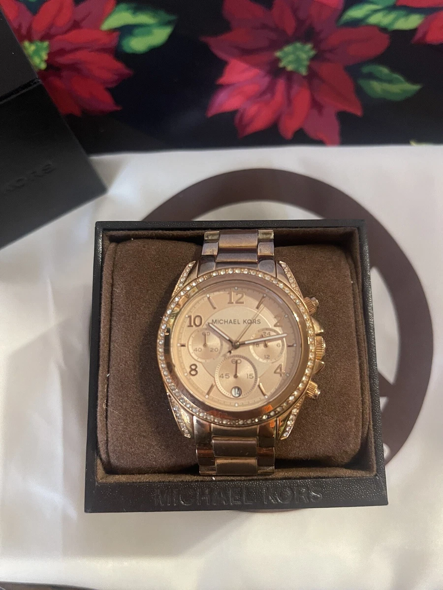 Michael Kors Ritz MK6598 37mm Rose Gold Stainless Steel Women s Wristwatch