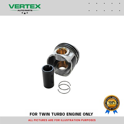 Piston With Rings Fits LAND ROVER JAGUAR 2.0 Diesel Engine STD x1 204DTA - NEW
