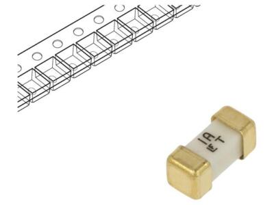 0449001.MR Sicherung: Schmelz träge 1A 125VAC 125V 125VDC SMD Keramik LITTELFUSE