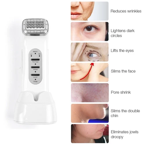 RF Radio Frequency Far-infrared Wave Therapy Face Eyes Lifting Skin Care Machine - Picture 2 of 13