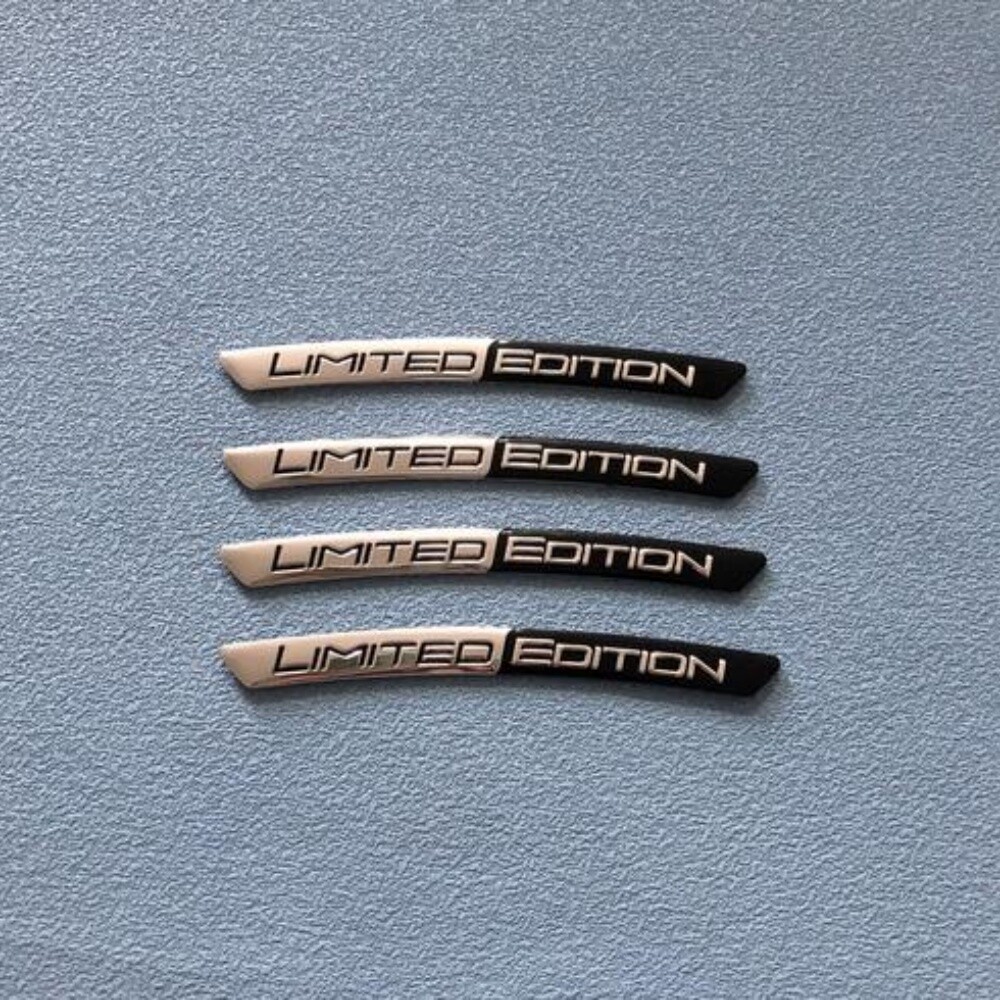 4x Limited Edition Logo Car Wheel Hub Stickers Emblems Badge Decals Accessories