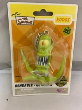 Kodos Alien Simpsons Bendy Figure Keychains Vintage 2007