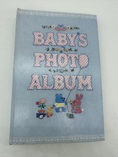Vtg NOS Hallmark Photo Album 10 3/4  x 6.5  Blue With Teddy Bear