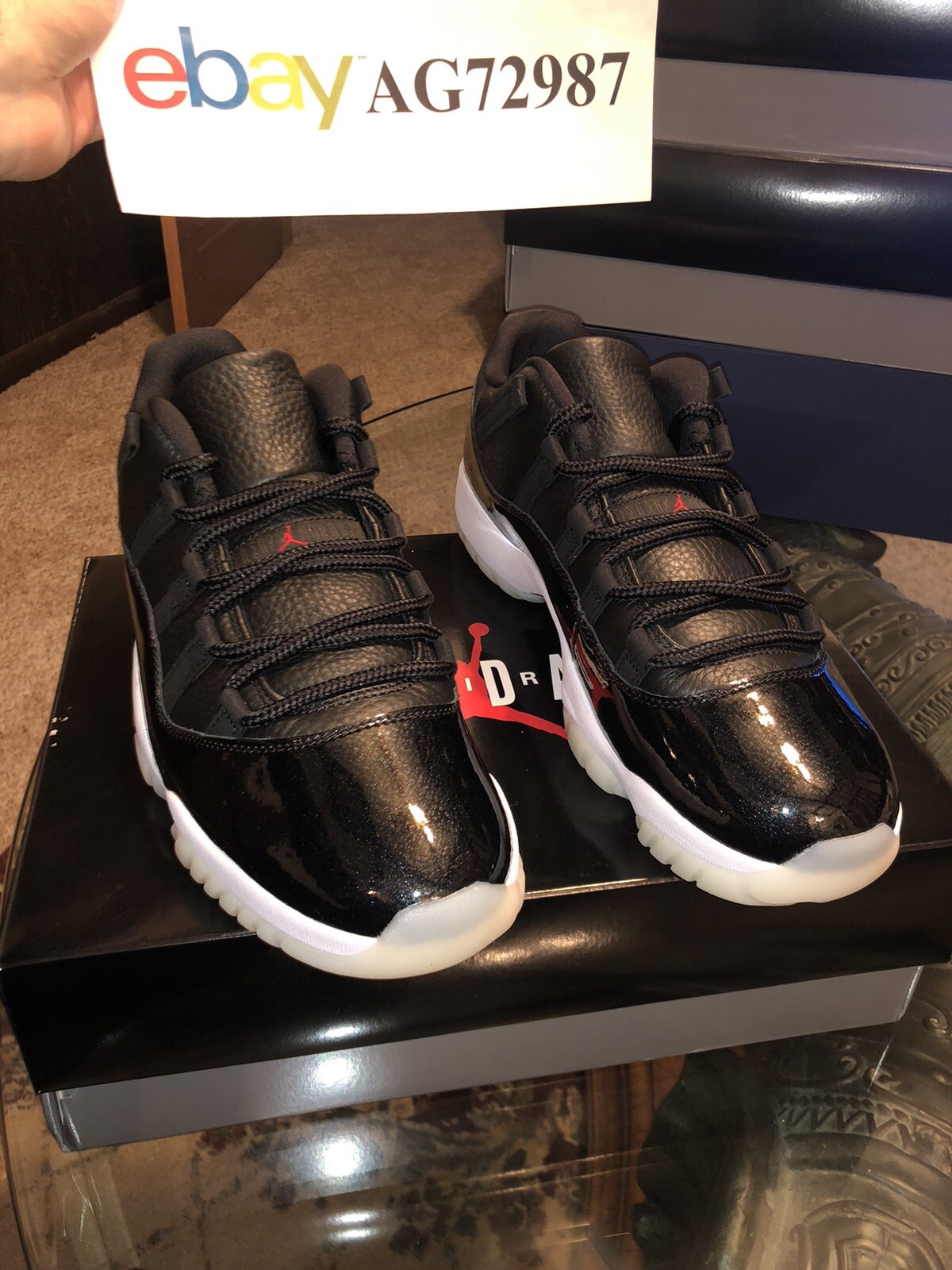 Nike Air Jordan Retro 11 Low 72 10 Bred Playoffs Size 11 DS Deadstock  AV2187 001 | eBay