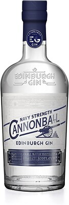 Edinburgh Cannonball Navy Strength Gin aus Schottland - 0,7 L / 57,2 %
