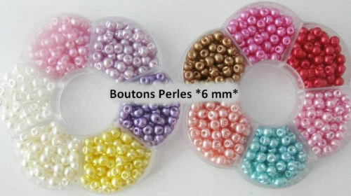 Boutons en nacre pour couture lot