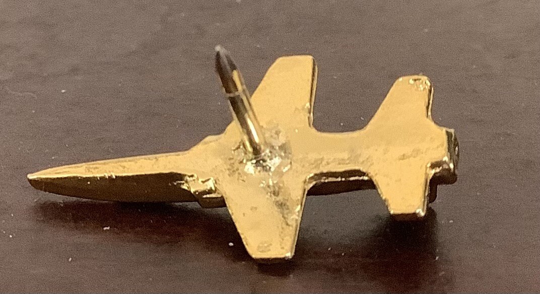 T-38 Talon Hatpin Gold Plated? US Air Force Pilot Training UPT USAF Hat Pin Nice