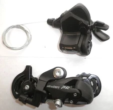 MICROSHIFT 26 8-SPEED BICYCLE REAR DERAILLEUR/SHIFTER BIKE PART 28-8