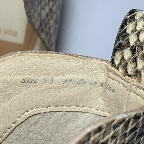 Dolce Vita Snake Print Leather Booties Women's Sz 7.5 - Picture 12 of 12