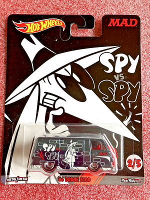 2017 Hot Wheels '66 Dodge A100 2/5 DWH40 Blue MM/RR Spy Vs Spy