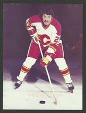 Paul Reinhart Calgary Flames Team Issued Hockey Postcard