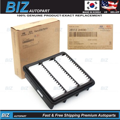 Genuine Air Cleaner Filter for 2010-2013 FORTE 2007-2012 ELANTRA OE# 28113-2H000