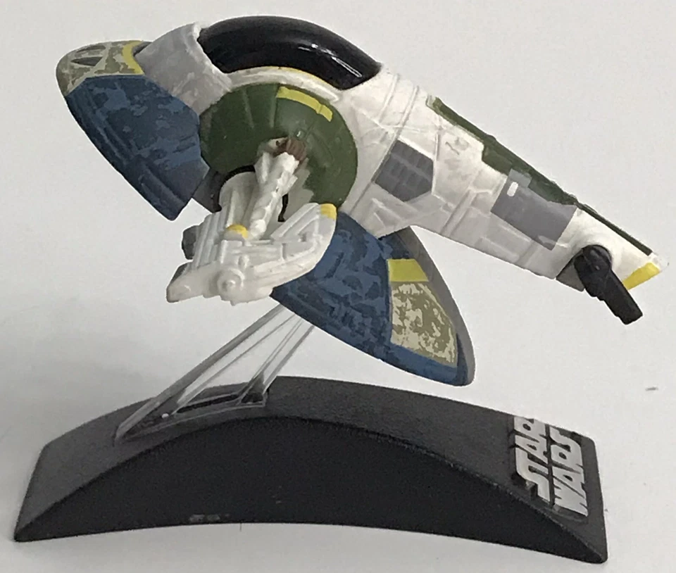 Литой под давлением космический корабль Slave I Boba Fett серии Star Wars Titanium - Изображение 4 из 4