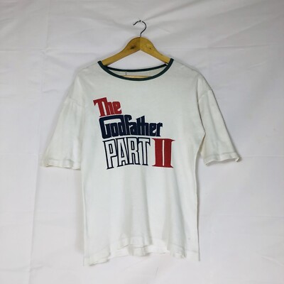 VINTAGE MOVIE THE GODFATHER PART 2 THE SOPRANOS SINGLE STITCH CREWNECK MAFIA