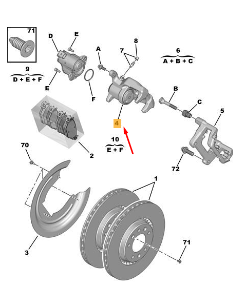CITRO N JUMPY MK3 Rear Right Brake Caliper 1673597980 New Genuine G-SHOCK GA-B2100K-9AJR イルクジ2023
