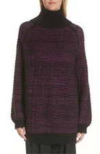 NEW Marc Jacobs Cashmere Blend Tunic Sweater in Purple - Size XS #S1277