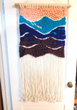 Fiber Weaving Art  Macrame Boho Macraweave Wall Decor Hand Made New