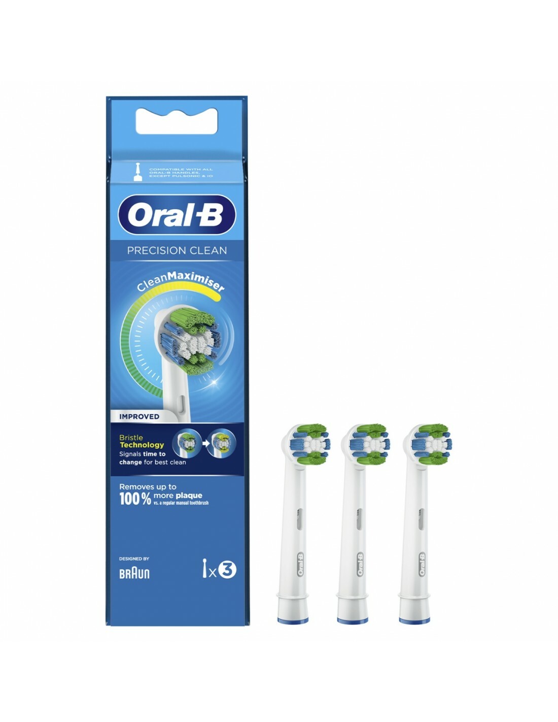 Oral-B Precision Clean con CleanMaximiser Testine di Ricambio 3pz