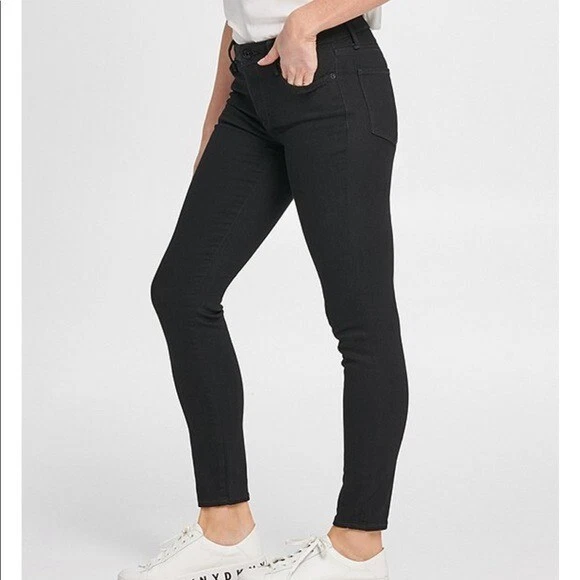 dkny black skinny jeans