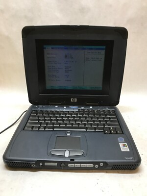 HP OmniBook XE3 F2119WT Intel Celeron 600MHz 640KB RAM NO HDD/OS *READ* AS IS DW