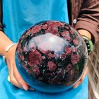 14.82LB Natural Firework Stone Quartz Sphere Crystal Ball Healing Decorati 4983 — photo 2