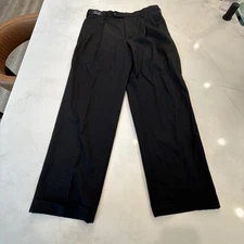 Dockers Collection Wool Blend Dress Pants W34 L30 Super 100’s Black