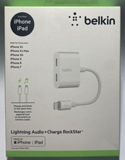 Belkin Lightning Audio Charge Rockstar - Charge Headphones Mfi Certified Belkin Lightning Audio Charge Rockstar - Charge Headphones Mfi Certified