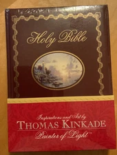 Holy Bible Thomas Kinkade Painter of Light New KJV Family Bible 2002 New Sealed