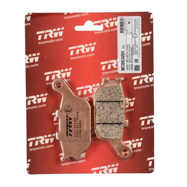 TRW Bremsbelag Sinter Street (FüR: Honda CBR 600 RR PC37 03-06 Hinten )-image