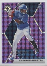 2021 Panini Mosaic Rookie Purple Mosaic Prizm 45/49 Sherten Apostel #213 18z2