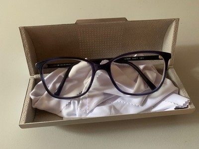 Brille Damen Carl Zeiss Gläser Rahmen dunkelblau