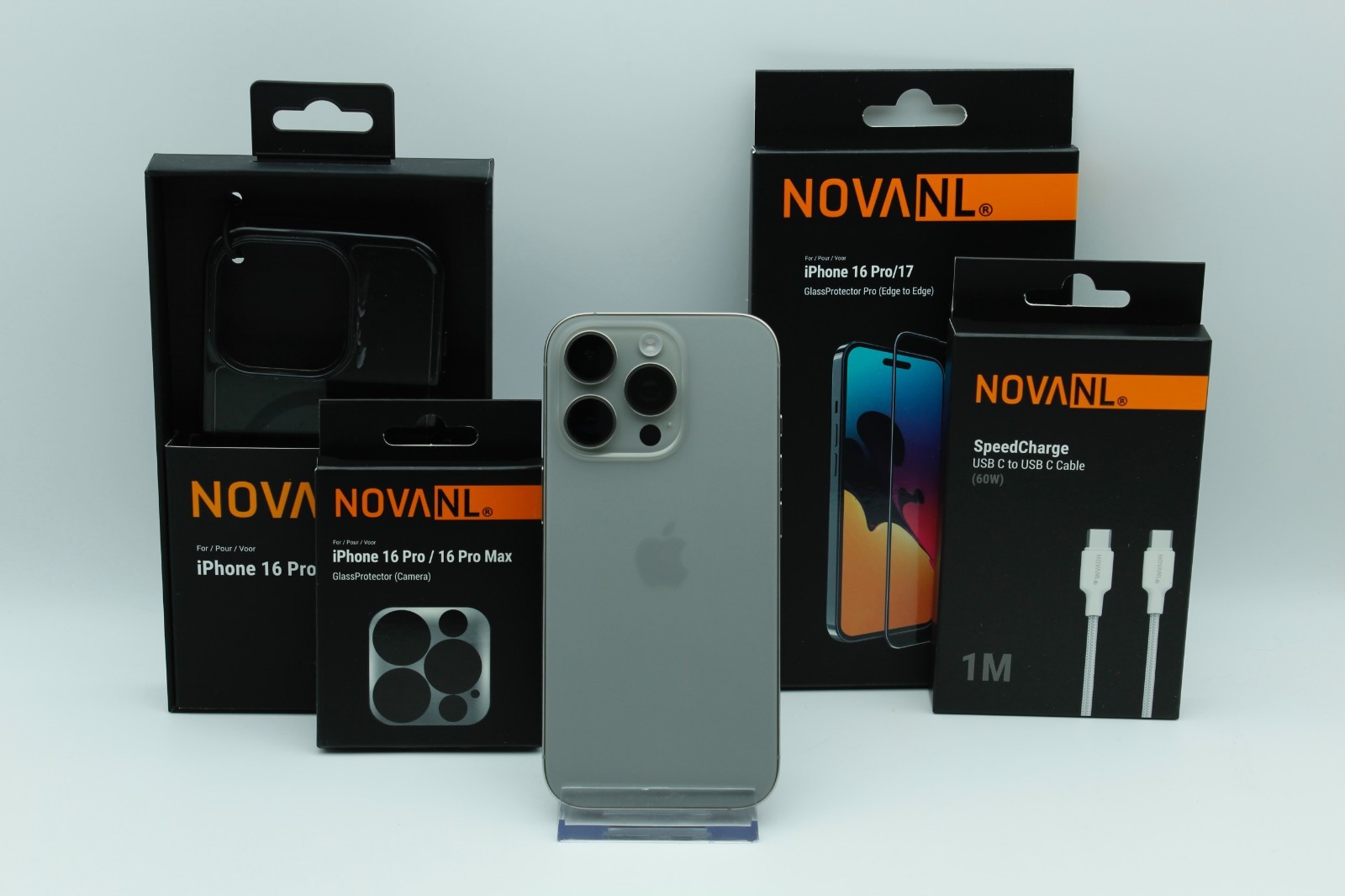 iPhone 16 Pro Natural Titanium | A- | 128GB| 92% Battery - Full Set | 21% VAT