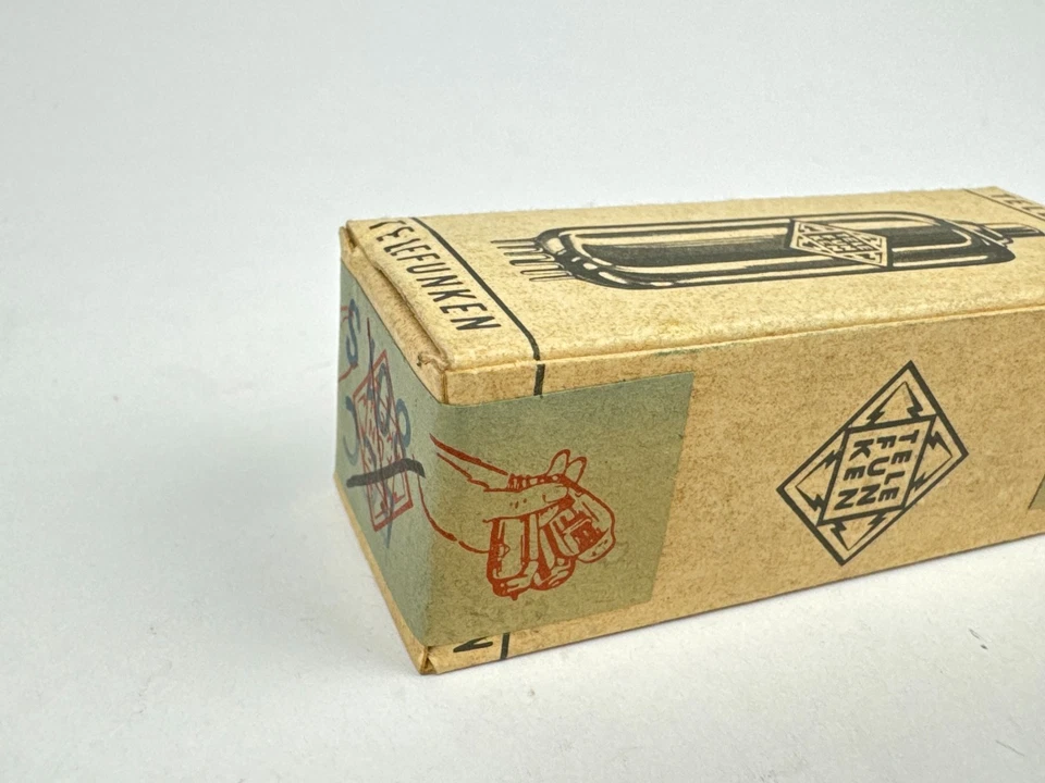 Telefunken ECC801S Röhre Rarität sealed NOS OVP ungeöffnet ECC81 E81CC - Bild 4 von 4