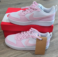 Nike Unisex Kids Low Top Leather Colorblock L...