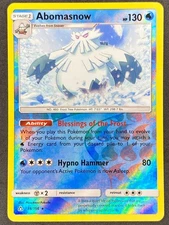 Pokémon Abomasnow Reverse Holo 38/156 UPR Ultra Prism LP/NM