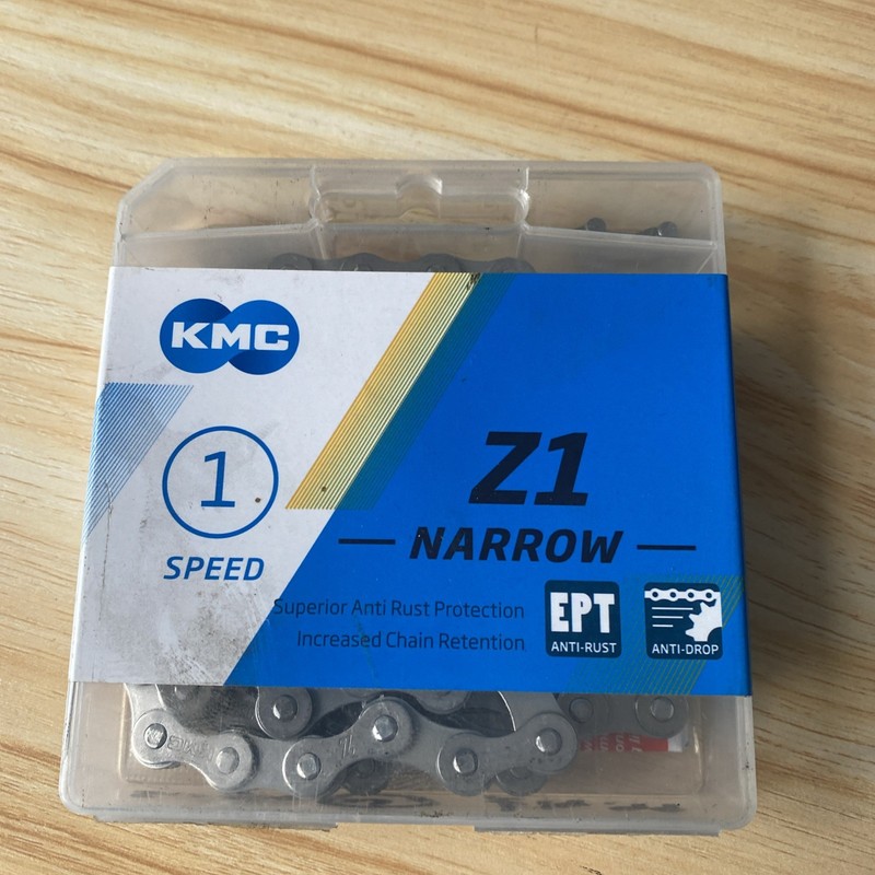KMC Z1 EPT Anti-Rust Wide Single Speed Chain 112 Links New
