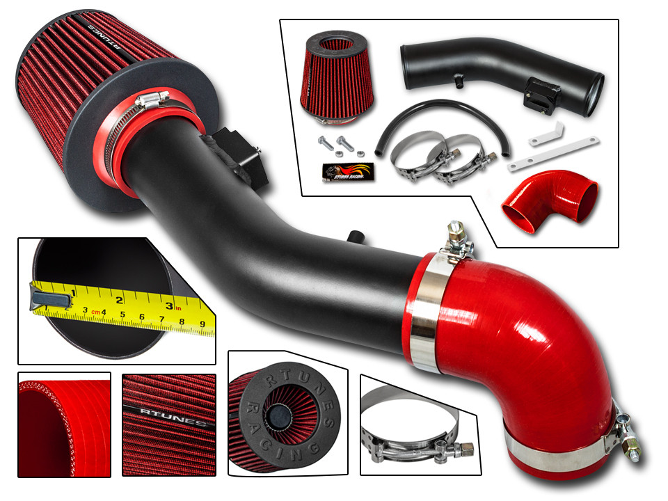 RTunes Racing Air Intake Kit+Filter For 2005-2010 Cobalt/Pontiac G5 2.2L/2.4L