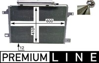 Kondensator Klimaanlage Premium Line Mahle AC 369 000P FüR Mercedes W169 Klasse