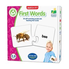 The Learning Journey Match It First Words 30 Piece Self-Correcting Puzzle Set