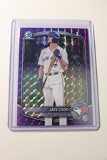 2025 Bowman Chrome Draft - Jake Cook - 1st Purple Geometric /250