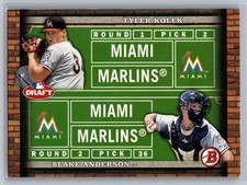 2014 Bowman Draft #DD-KA Tyler Kolek / Blake Anderson Dual Draftees
