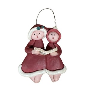 Vintage Artisan Flair Christmas Carolers Ornament