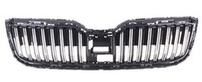 Skoda Superb 19-24 Front Grille Black W/Silver Mouldings SK4262021 (14382)