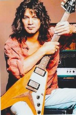 Eddie van Halen  -Gibson Flying V Re-Print 4x6 #1204