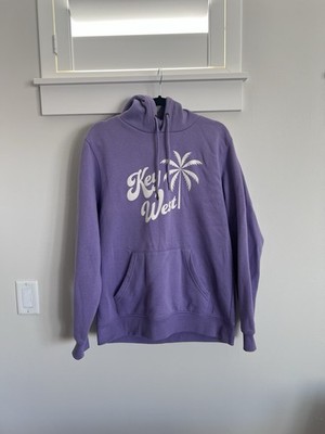 Camp David Key West Graphic Purple Hoodie SZ M