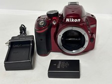 Excellent Nikon D3200 Red Body With Charger