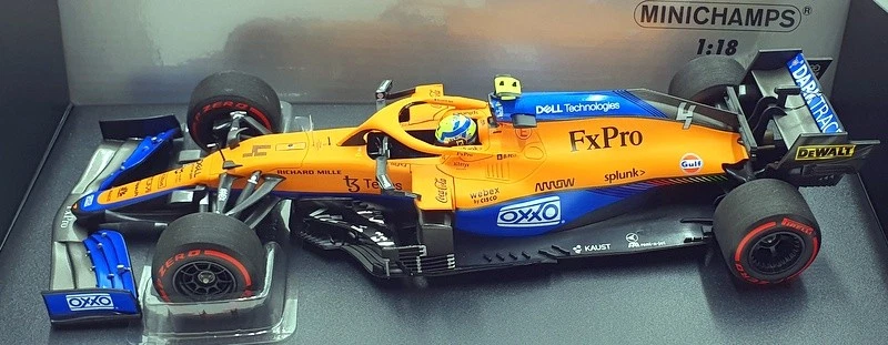 Minichamps 1/18 Scale 530 213404 McLaren F1 Team MCL35M Russian GP 2021 - Norris - Image 4 of 4